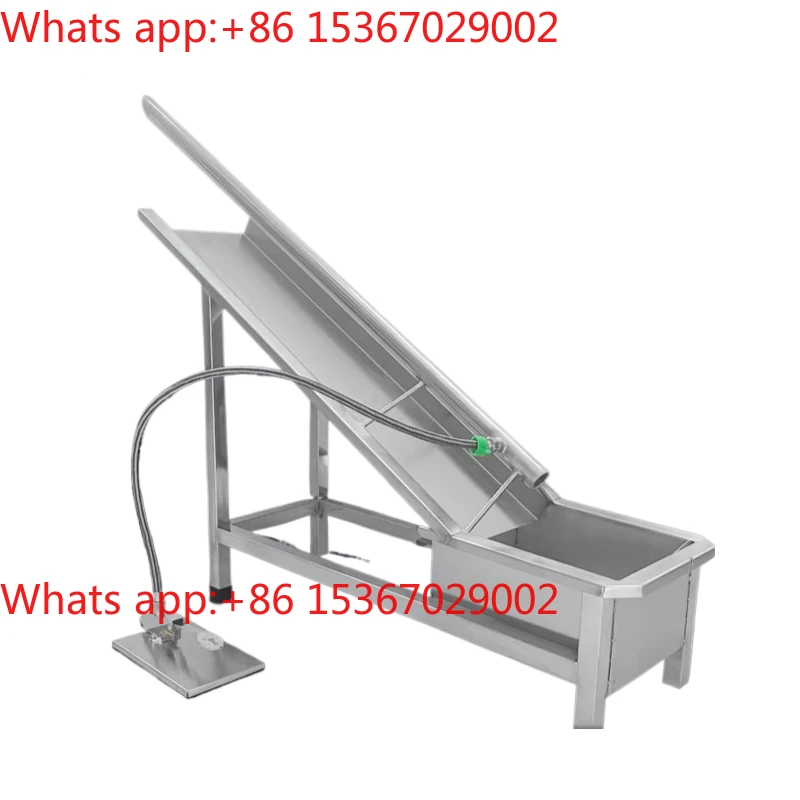 Slaughterhouse large intestine turning machine stainless steel pig large intestine cleaning machine