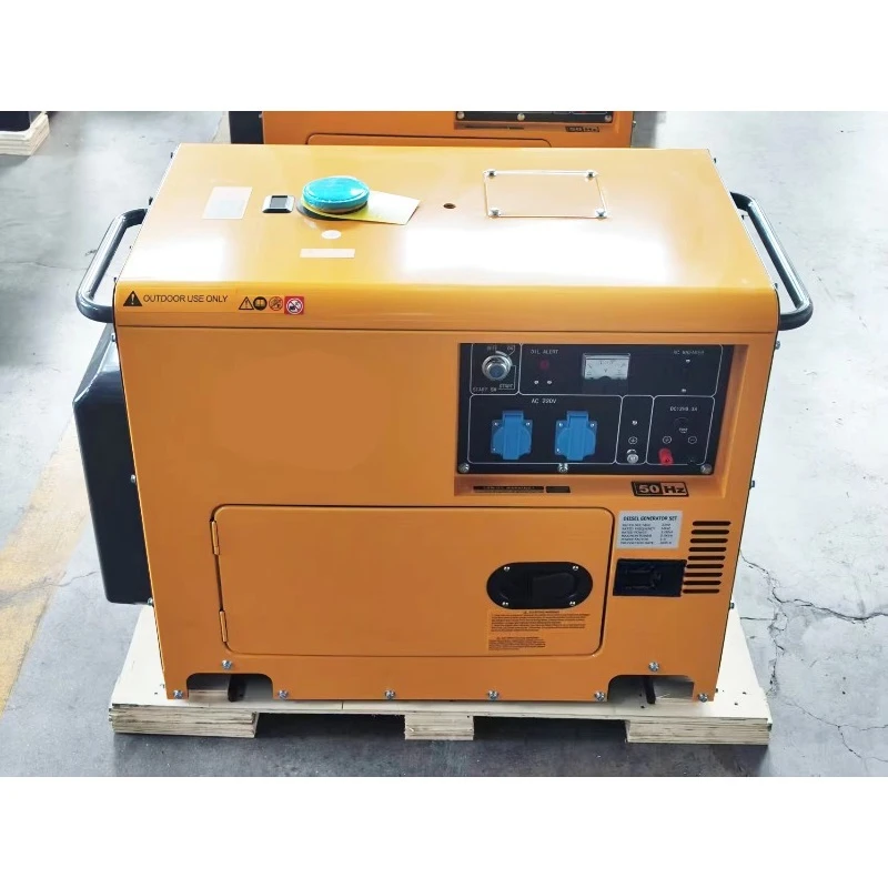 ダイセル発電機 50/60Hz周波数 AC単相出力 220V定格電圧 電気始動 5KVA