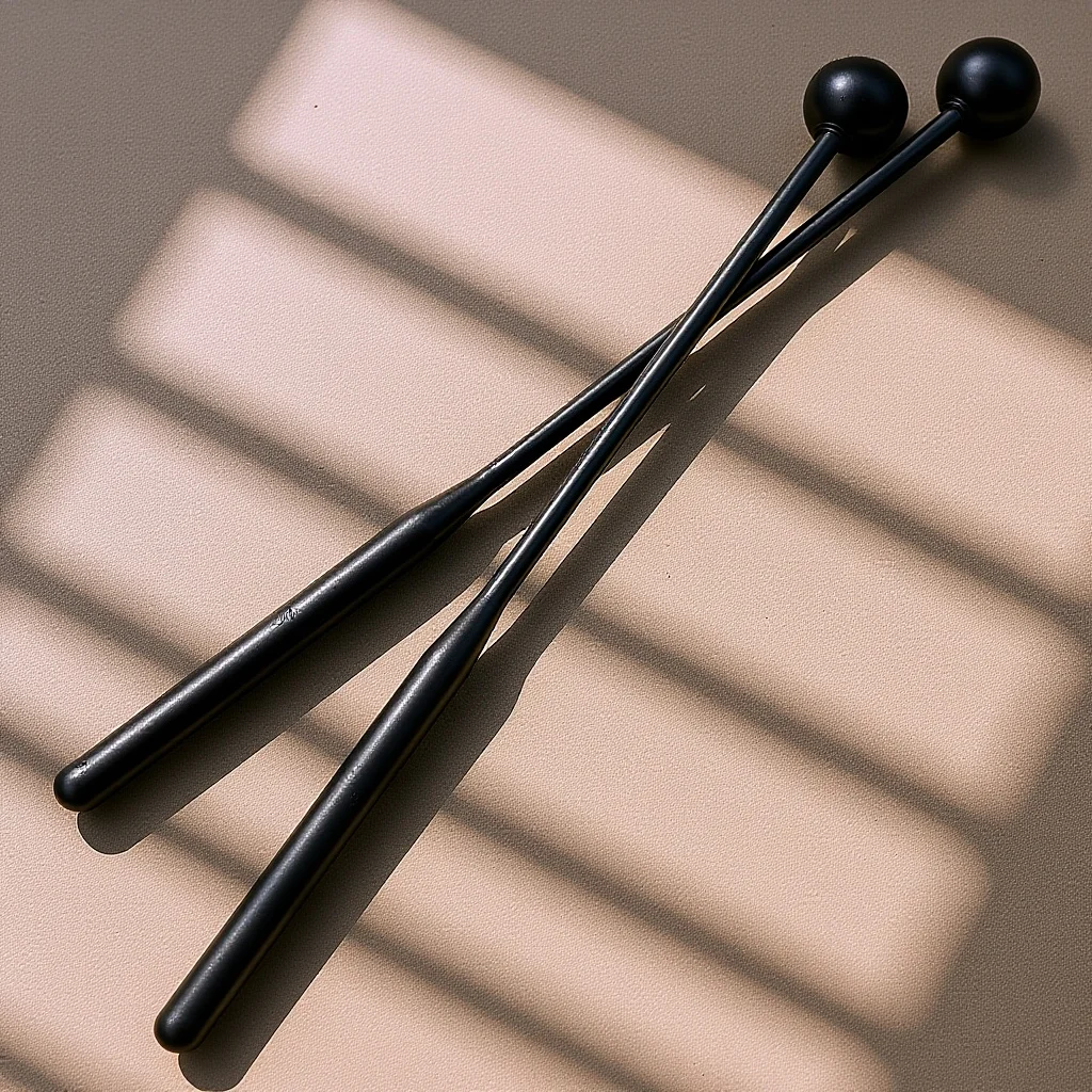 

2pcs Plastic Rubber Mallets For Marimba Xylophone Tongue Drum Percussion Instrument Accessories Sticks Children Gift Hammer