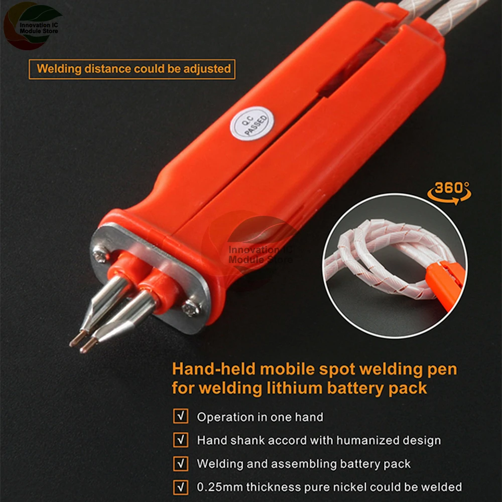 High Power Spot Welding Pen HB-70B 1900W Adjustable Universal Welding Pen Lithium Battery 18650 Battery Spot Welding Machine