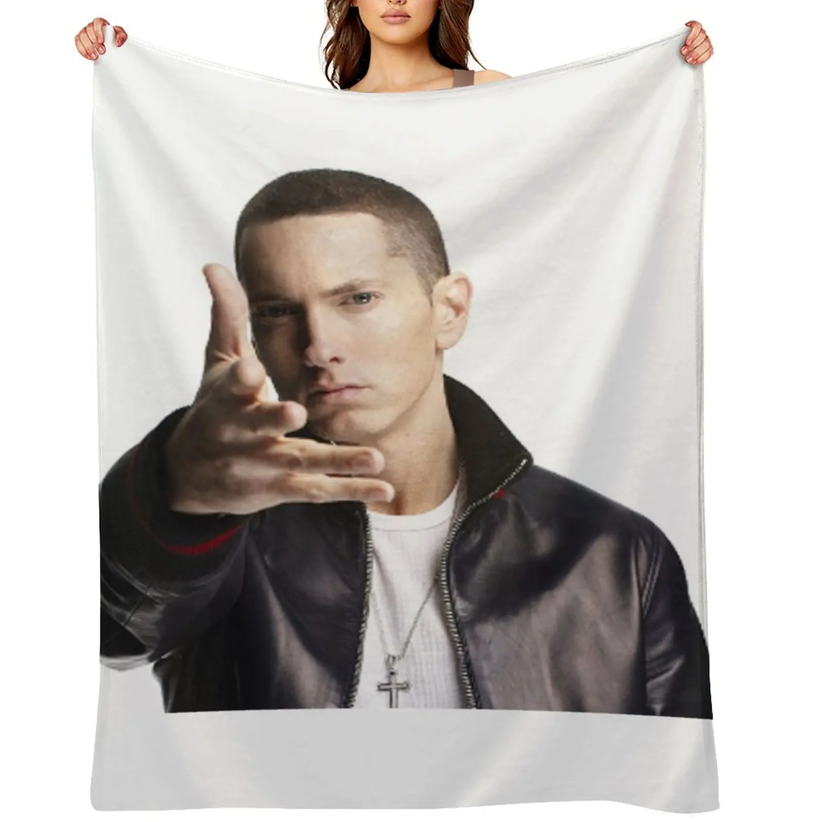 

Eminem Throw Blanket blankets ands Soft Plush Plaid for winter Blankets For Bed Blankets