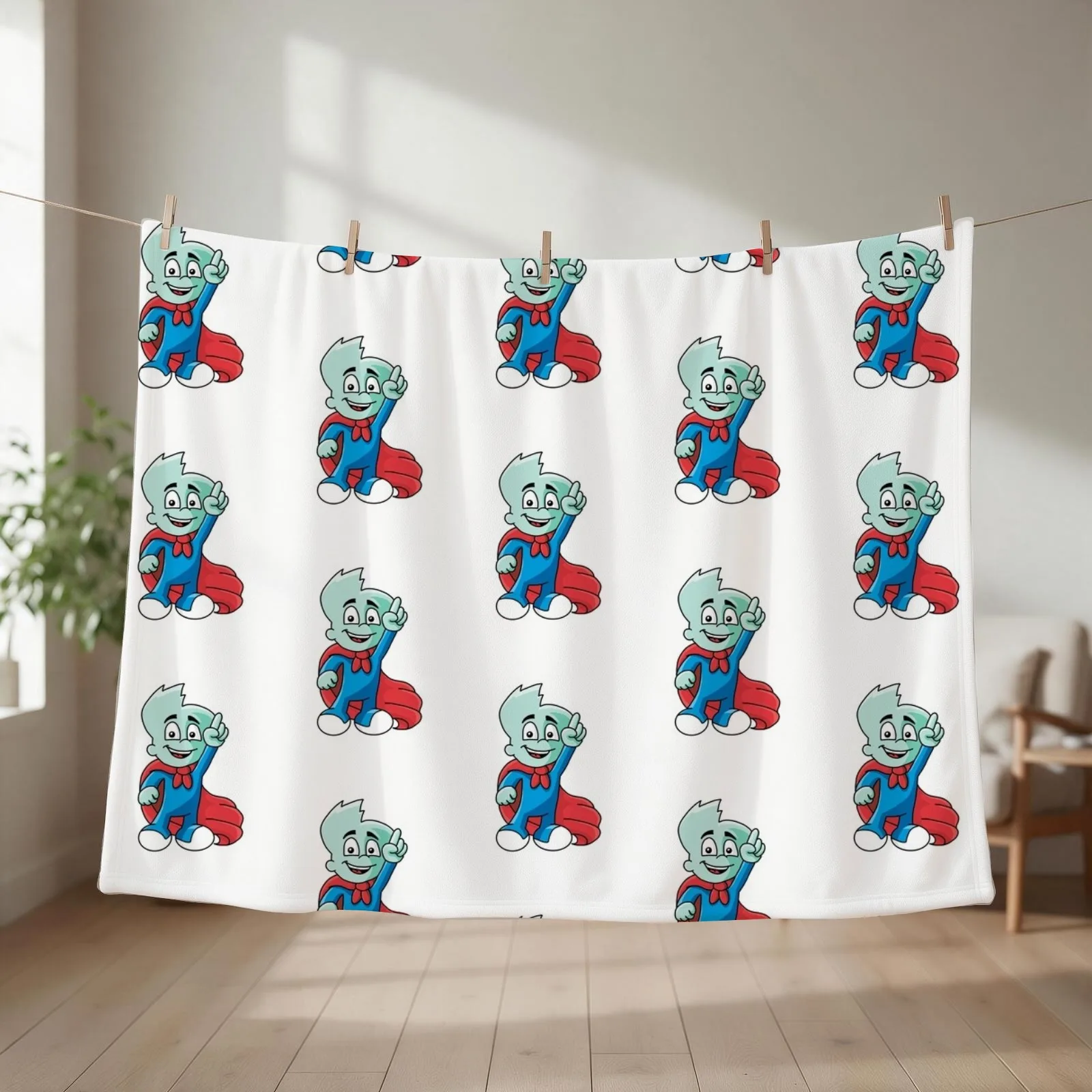Pajama Sam Throw Blanket couch cozy soft plush fuzzy picnic outdoor blanket
