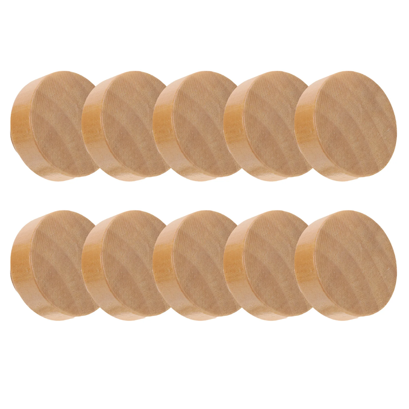 

10Pcs Wood Cabinet Handles Vintage Solid Decorative Pulls for Kitchen Cabinets Dressers Wardrobes Drawers Nursery