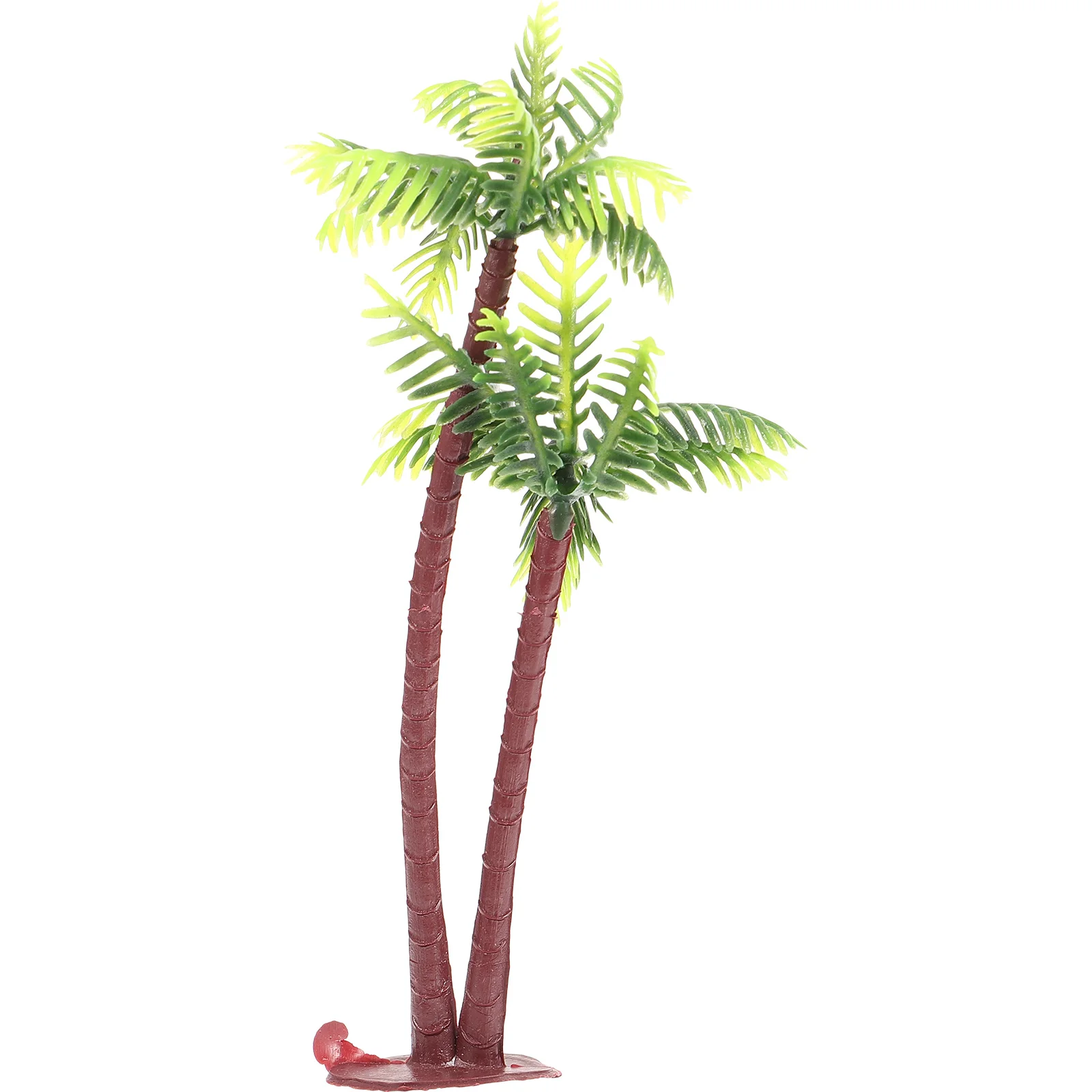 

Fine Workmanship Mini Coconut Palm Tree Plastic Artificial Plant for DIY Micro Landscape Bonsai Terrarium Tropical Garden Decor