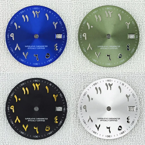 NH35 dial 28,5 mm S números arábigos Fecha Solo accesorios de modificación para movimiento NH35/36