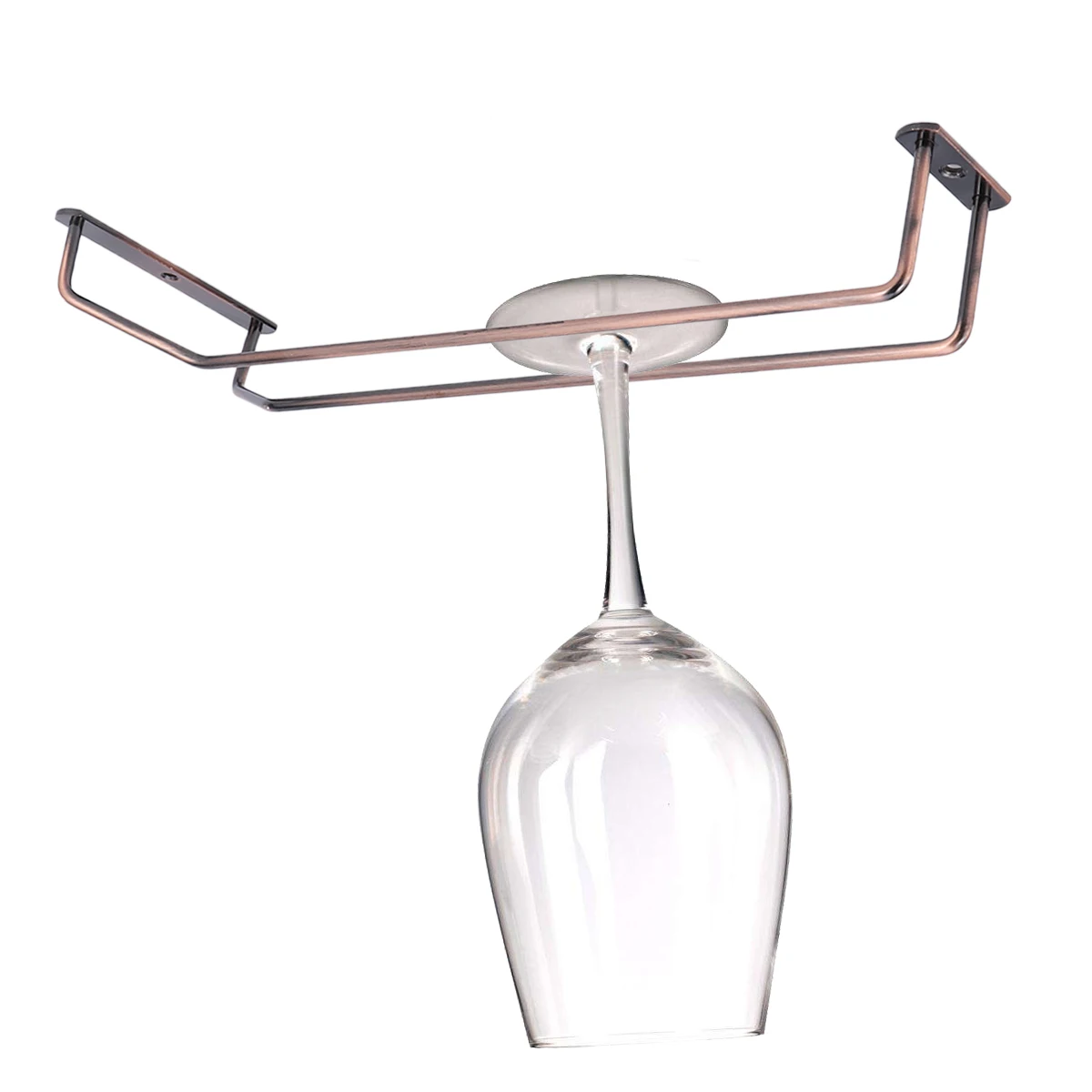 

Glass Rack Stemware Holder Under Cabinet Stainless Steel Hanger Shelves Kitchen Bar Storage Display Solution