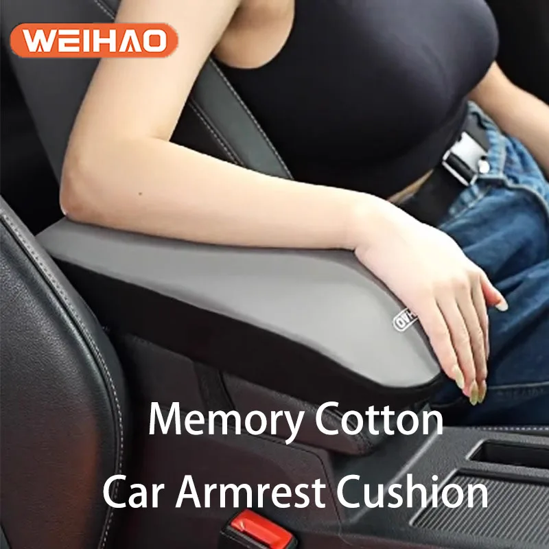 New Car Armrest Box Height Increasing Pad For Car Mounted Anti Drowsiness Hand Memory Cotton Central Pad Universal Popular Item