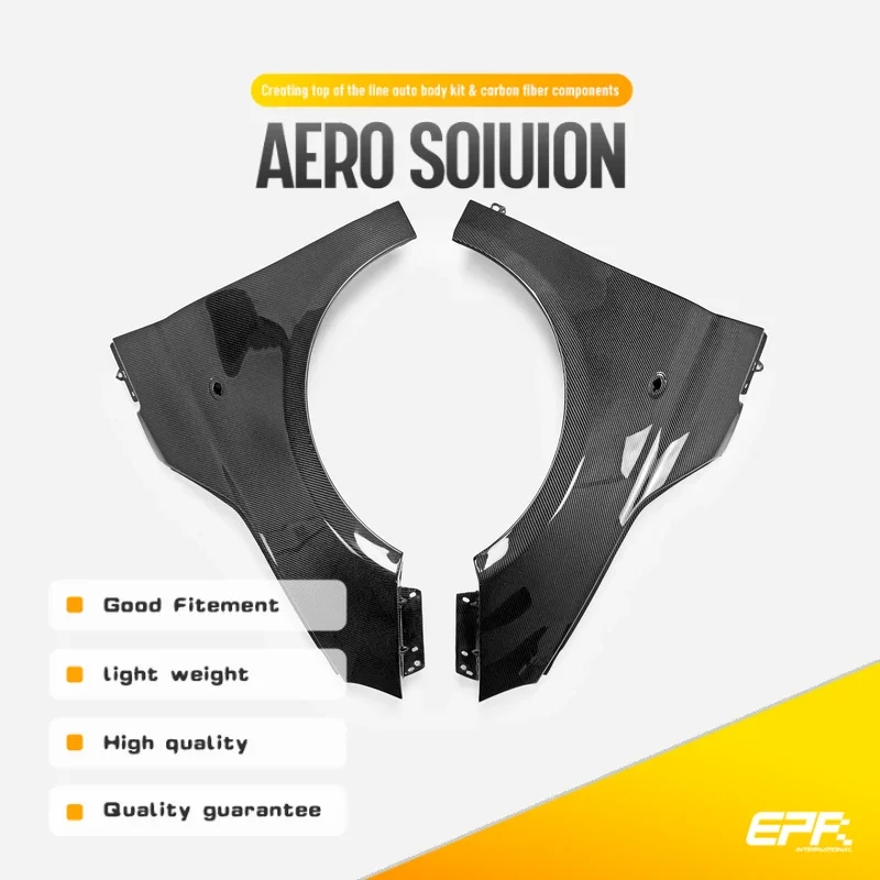 

Fiat 2012-2023 595 Abarth OE Style Front Fender | Fiberglass for Pre & Post Facelift Models Left & Right Side
