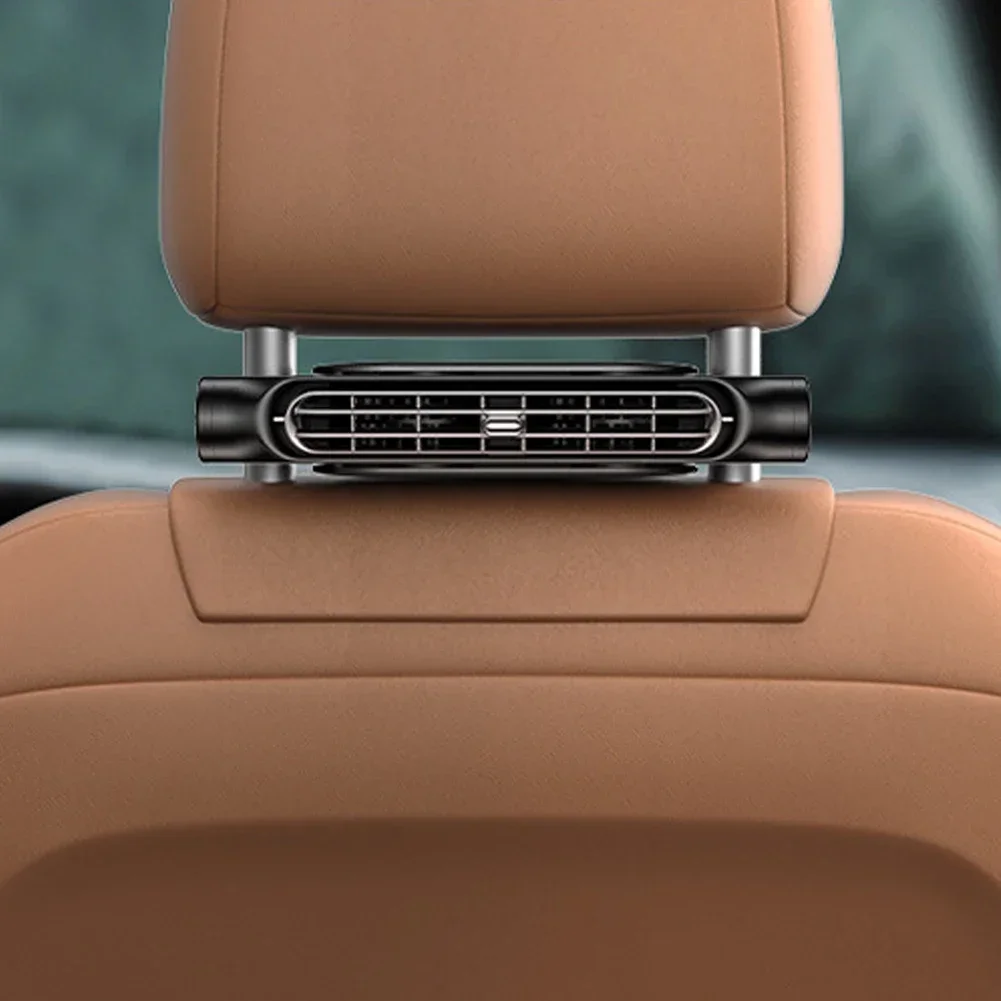 Seat Car Fan Turbo High Wind USB Plug For Electric Car Rear Backrest Car Fan USB Power Supply Adjustable With Car Interior Fan