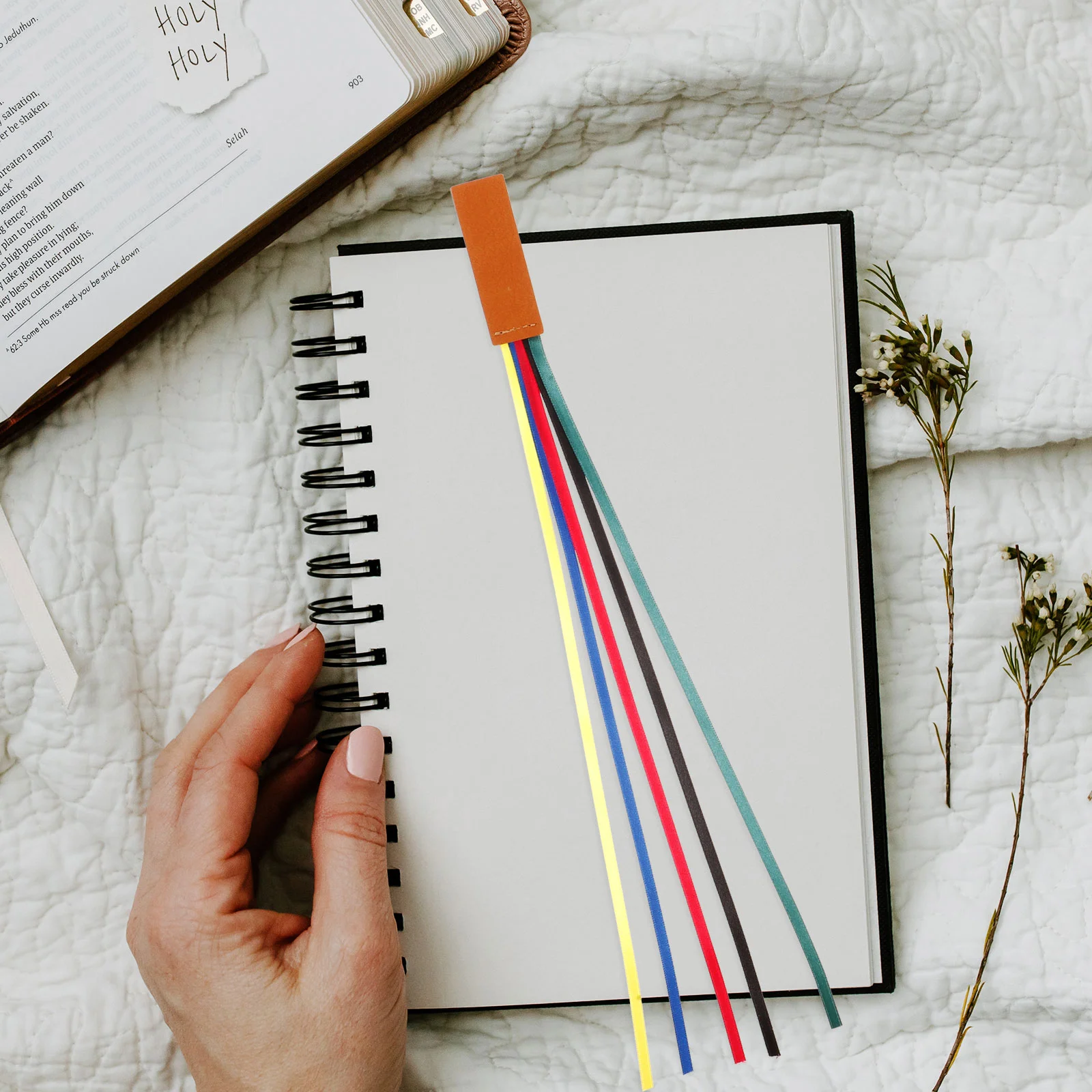 3 Pcs Bible Ribbon Bookmark Page Markers Silk Marks Bookmarks Colorful Fashion Creative Gift