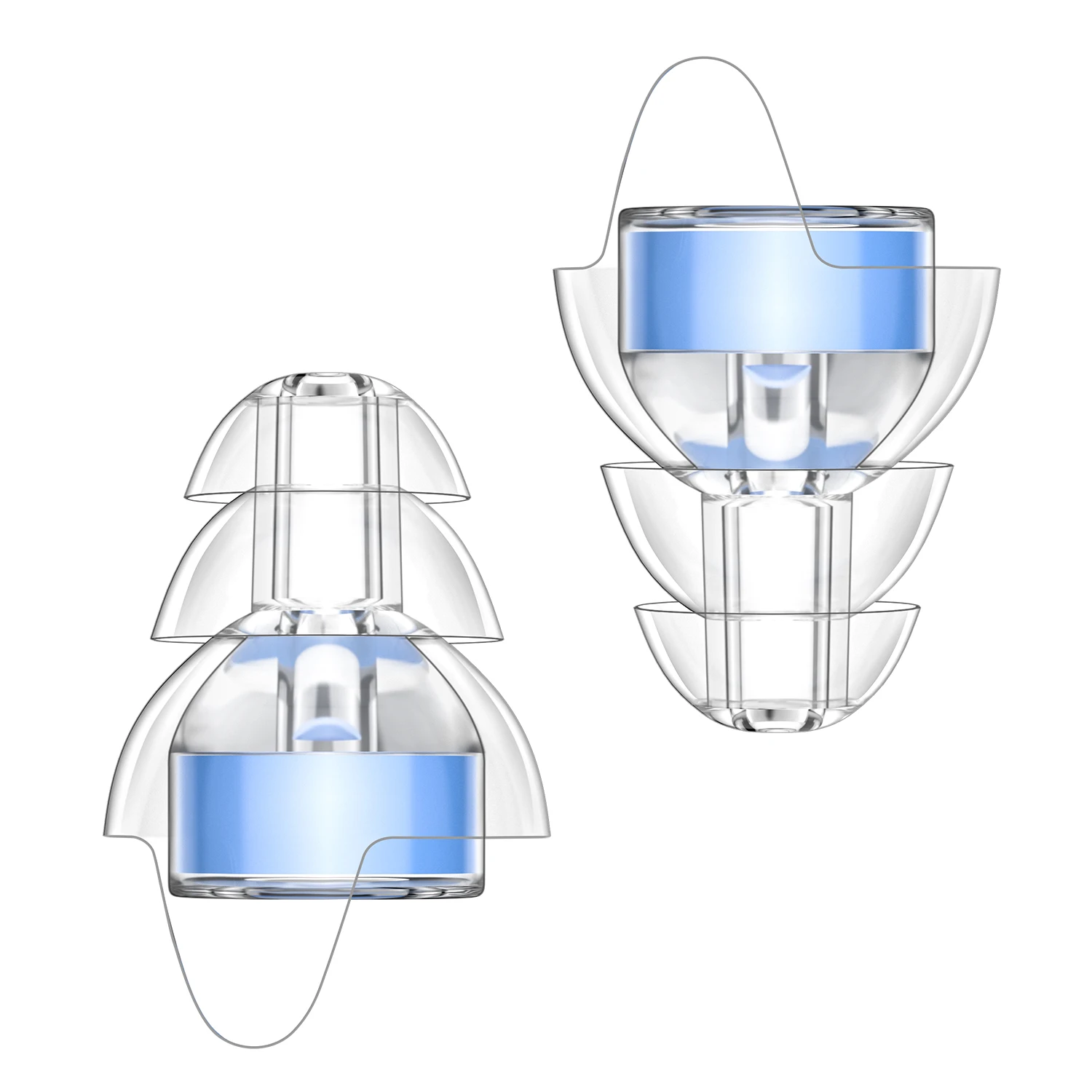 جديد النحل عالية الدقة الموسيقار تصفية سدادات سيليكون الحد من الضوضاء إلغاء حماية السمع الأذن المقابس