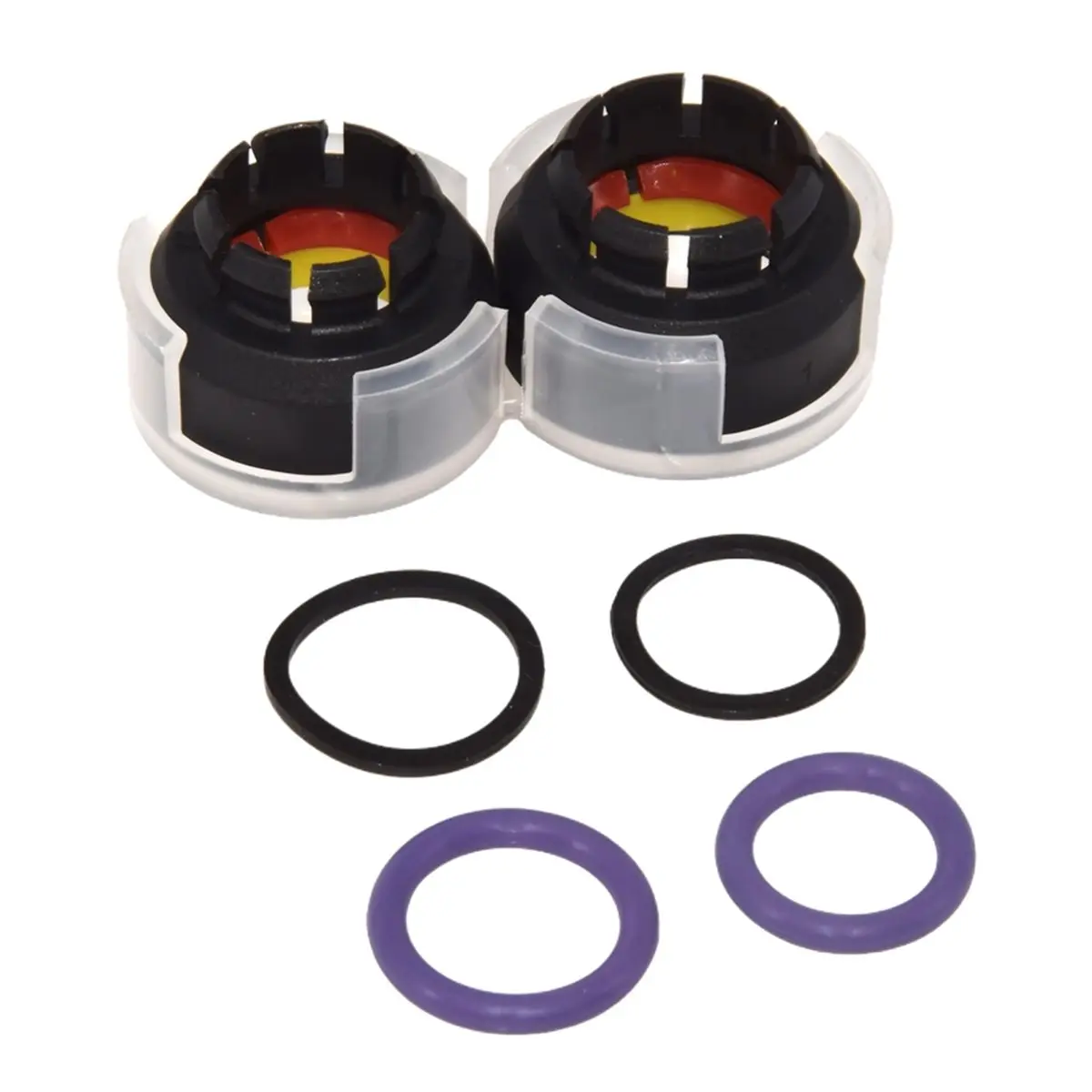 #40M Air Conditioning Condenser Repair Kit 8K0298260A 8K0298260B for Audi,8K0298260B,(Black & White)