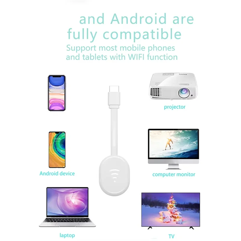 

ABMF-Wifi Display Receiver TV Stick Wireless 1080P For Chromecast 3 For Netflix Miracast Dongle TV Screen