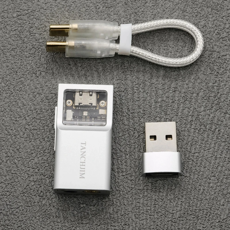 TANCHJIM Space DAC Portabel & Amplifier Earphone Dual CS43131 DAC 32Bit/768KHz 3.5Mm/4.4Mm Output USB Tipe C Input Headphone AMP