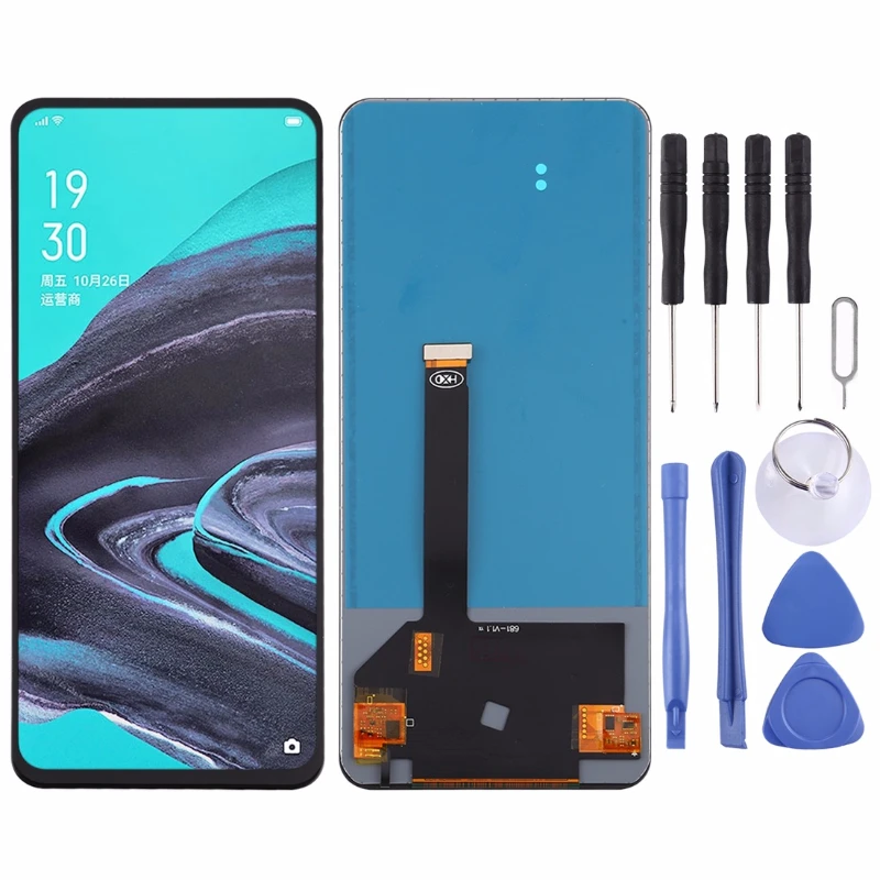 For Reno 2 LCD TFT material liquid crystal assembly for OPPO Reno 2 LCD does not support fingerprint recognition