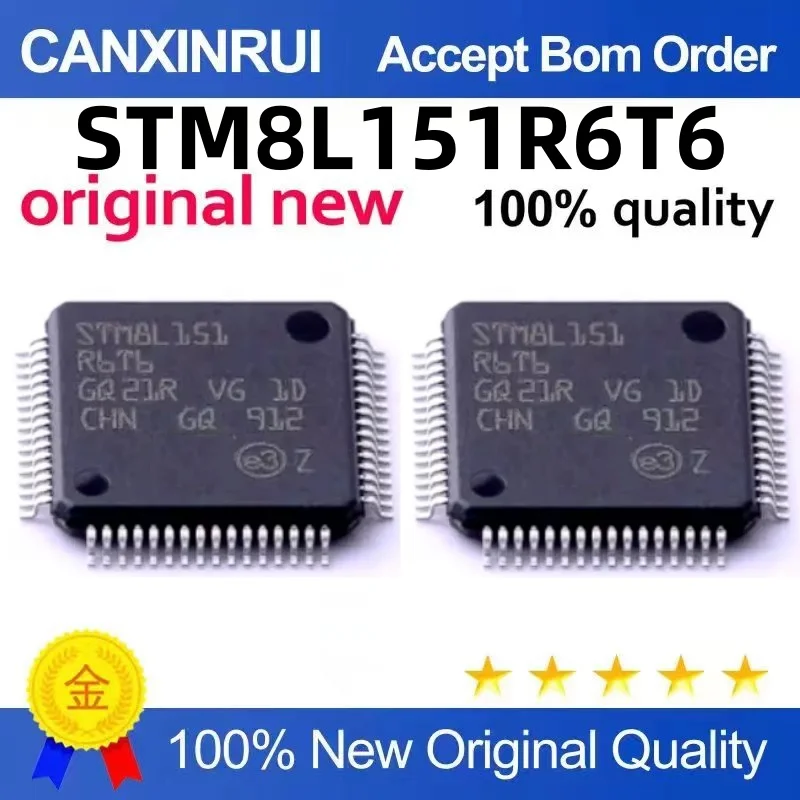 

STM8L151R6T6 Newly imported original 8-bit microcontroller LQFP-64