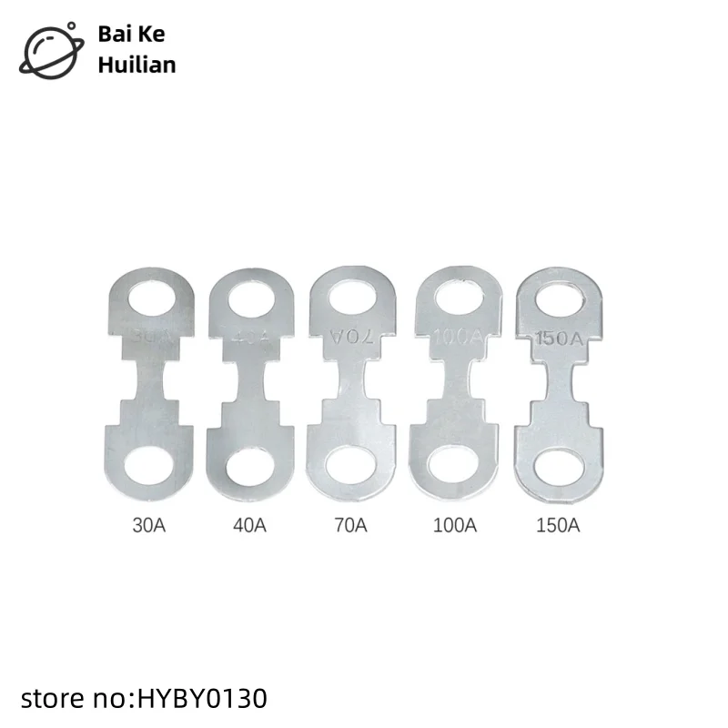 자동차 트럭 플랫 퓨즈 볼트 타입, 포크 볼트 배터리, 고전류 퓨즈 스트립, 12V, 24V, 1 개/몫