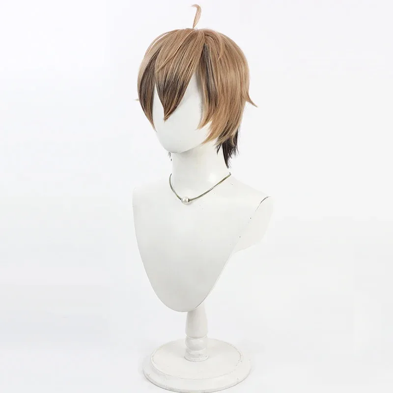 2025 aaa 애니메이션 토겐 안키 진 코우가사키 코스프레 가발 짧은 금발 검정색 내열성 헤어 할로윈