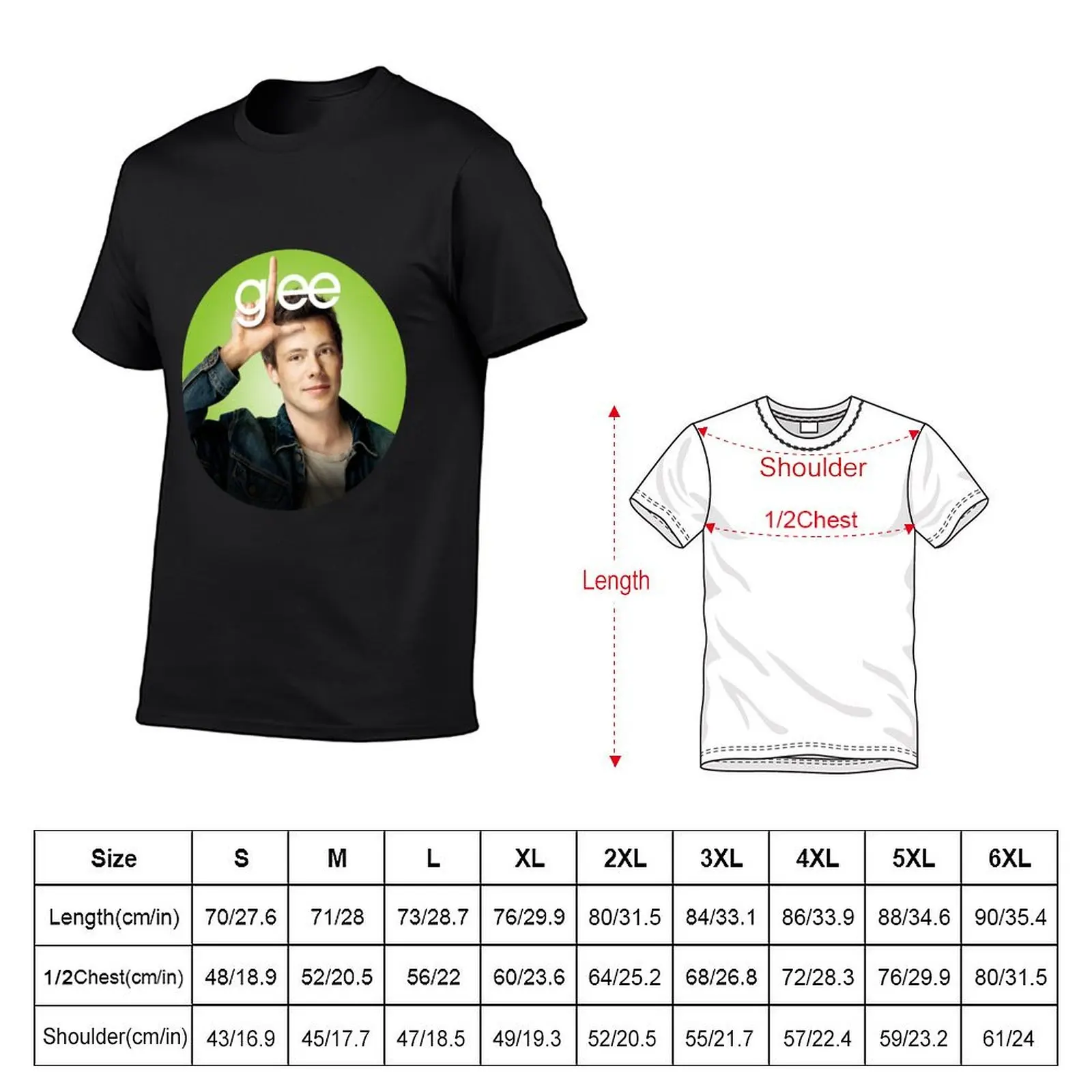 Finn Hudson from Glee T-Shirt boys whites vintage graphic tee graphics t shirts for men