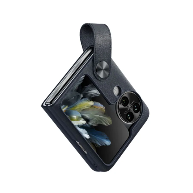 OPPO Find N3 Flip Case PU Leather Thin Protective Cover