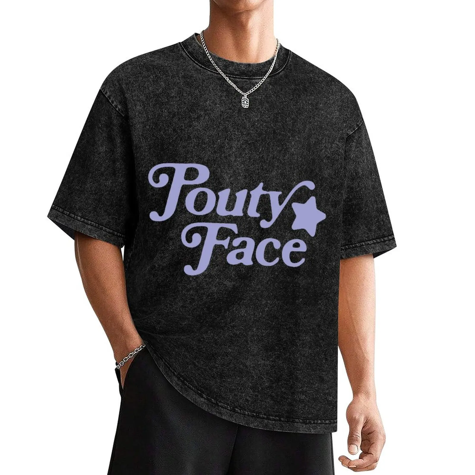 Addison Rae Pouty Face Merch T-Shirt baggy shirts essential t shirt hippie clothes shirts men