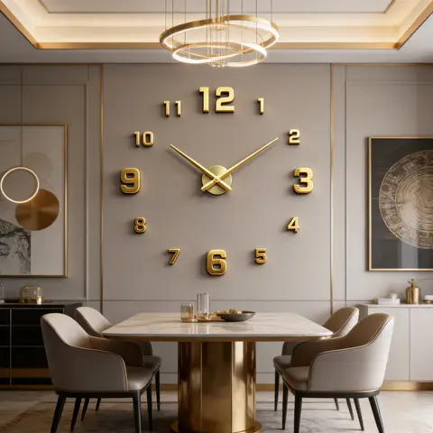 New Modern Design Large Wall Clock 3D DIY Quartz Clocks Fashion Watches Acrylic Mirror Stickers Living Room Home Decor Horloge
