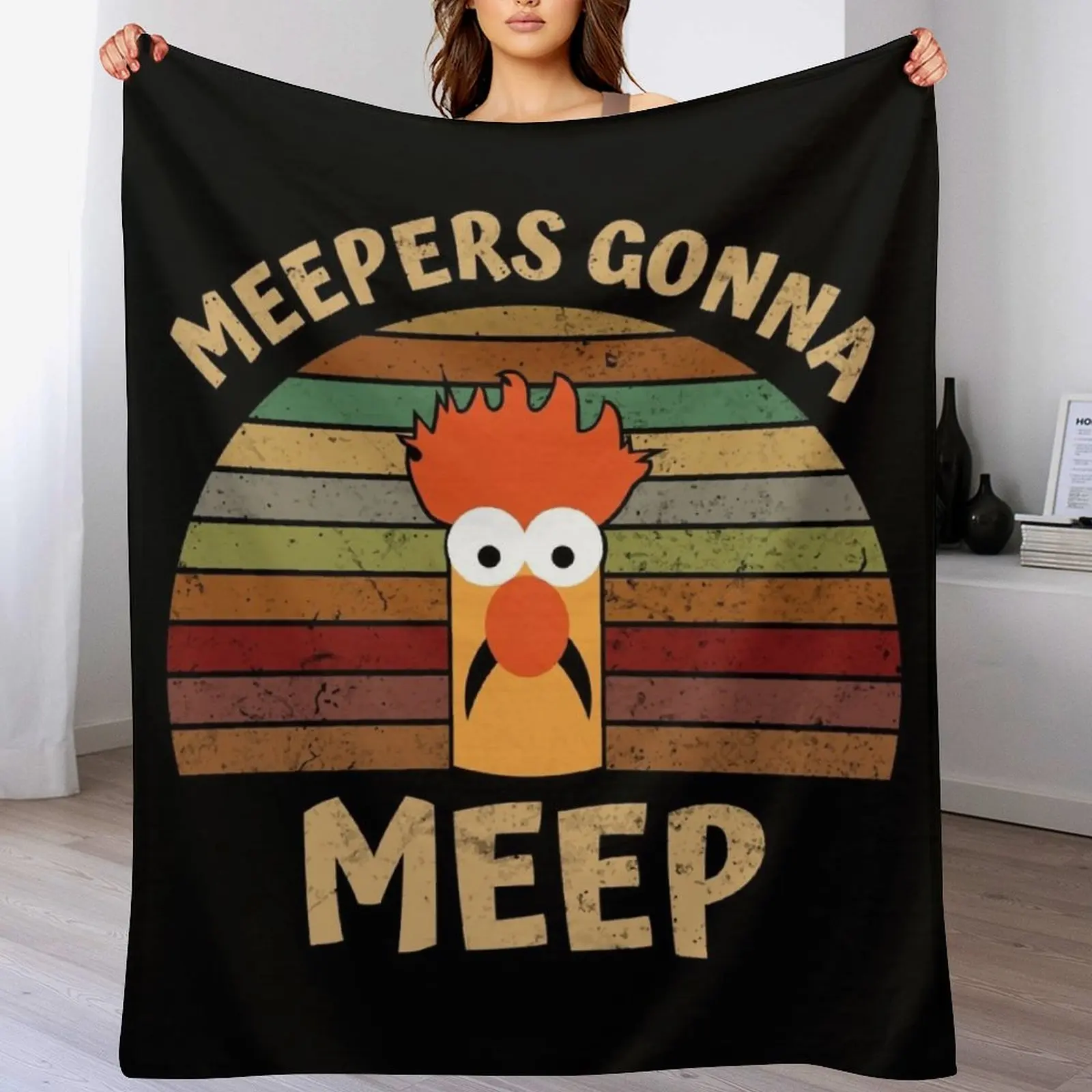 

The muppet show beaker meepers gonna meep Throw Blanket Fashion Sofas Travel Blankets