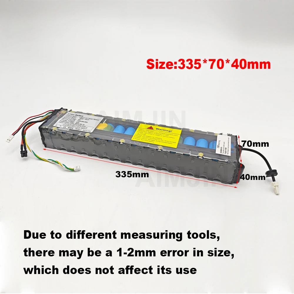 10S3P 7800mAh 36V Battery Pack for Xiaomi M365 Electric Scooter 18650 NE1003-H Cell Communication Interface Discharge Tail Light