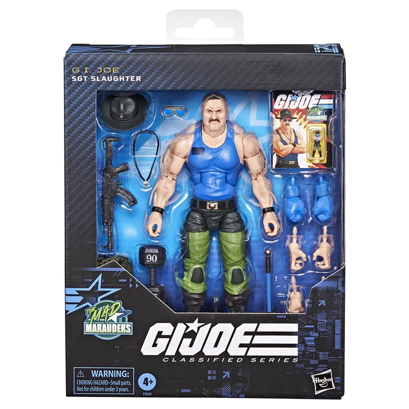 Hasbro G.I.JOE Classified Series 129 Mad Marauders SGT Slaughter 16Cm Original Action Figure Model Children Toy Gift Collection