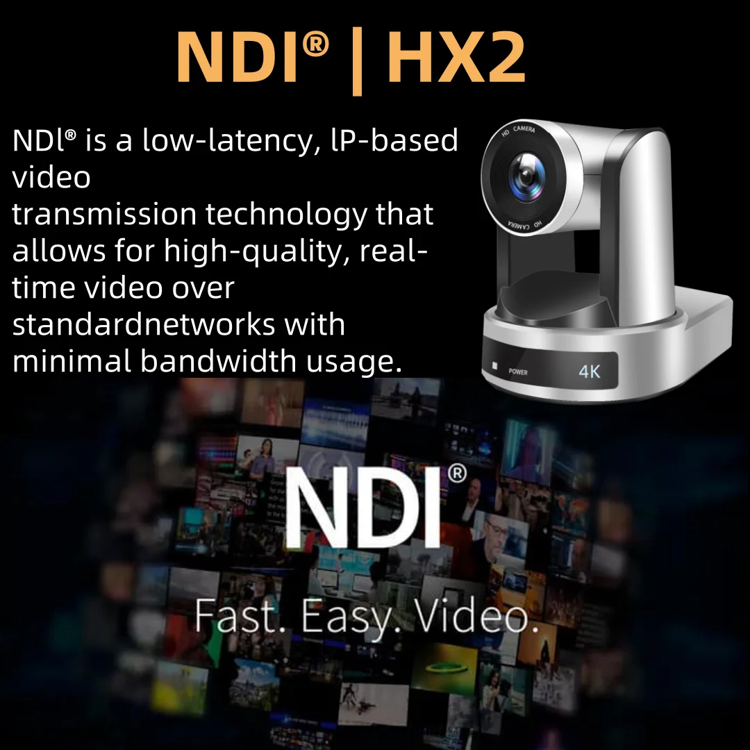 1080P 4K NDI PTZ Camera 10X 20X Zoom IP Live Streaming HDMI SDI USB POE Conference Camera for Church Meeting Broadcast Youtube