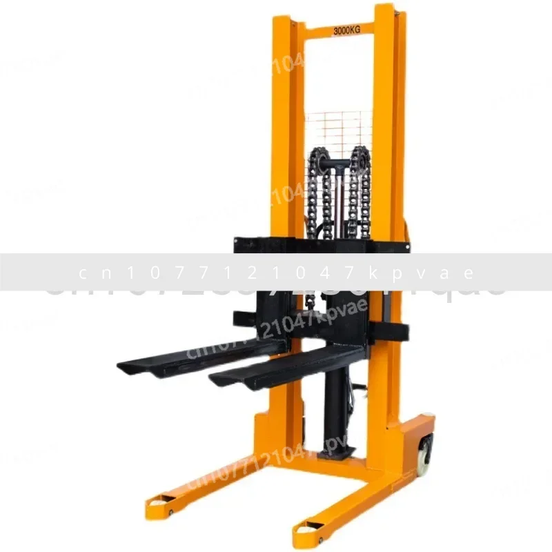 Hydraulic Stacker Manual Electric Loading and Unloading Truck 1 Ton 2T Hydraulic Forklift Lift Brick Stacker