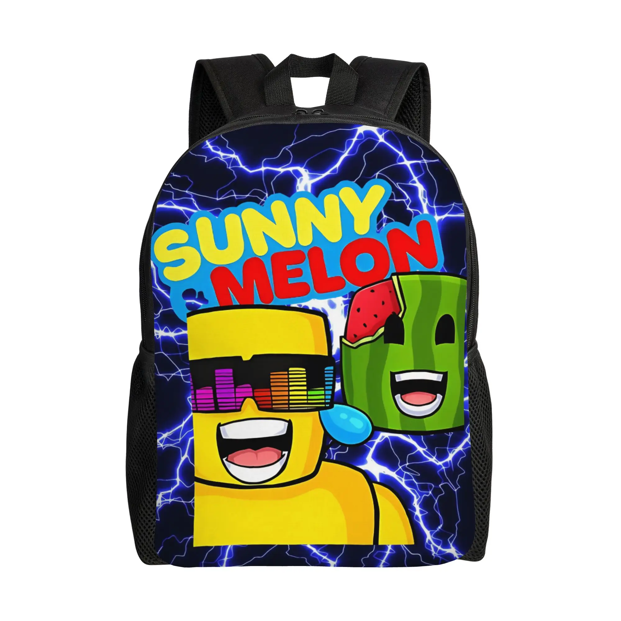 

Sunny and Melon Backpack Trekking Backpacks Women Men Colorful Durable School Bags Stylish Rucksack