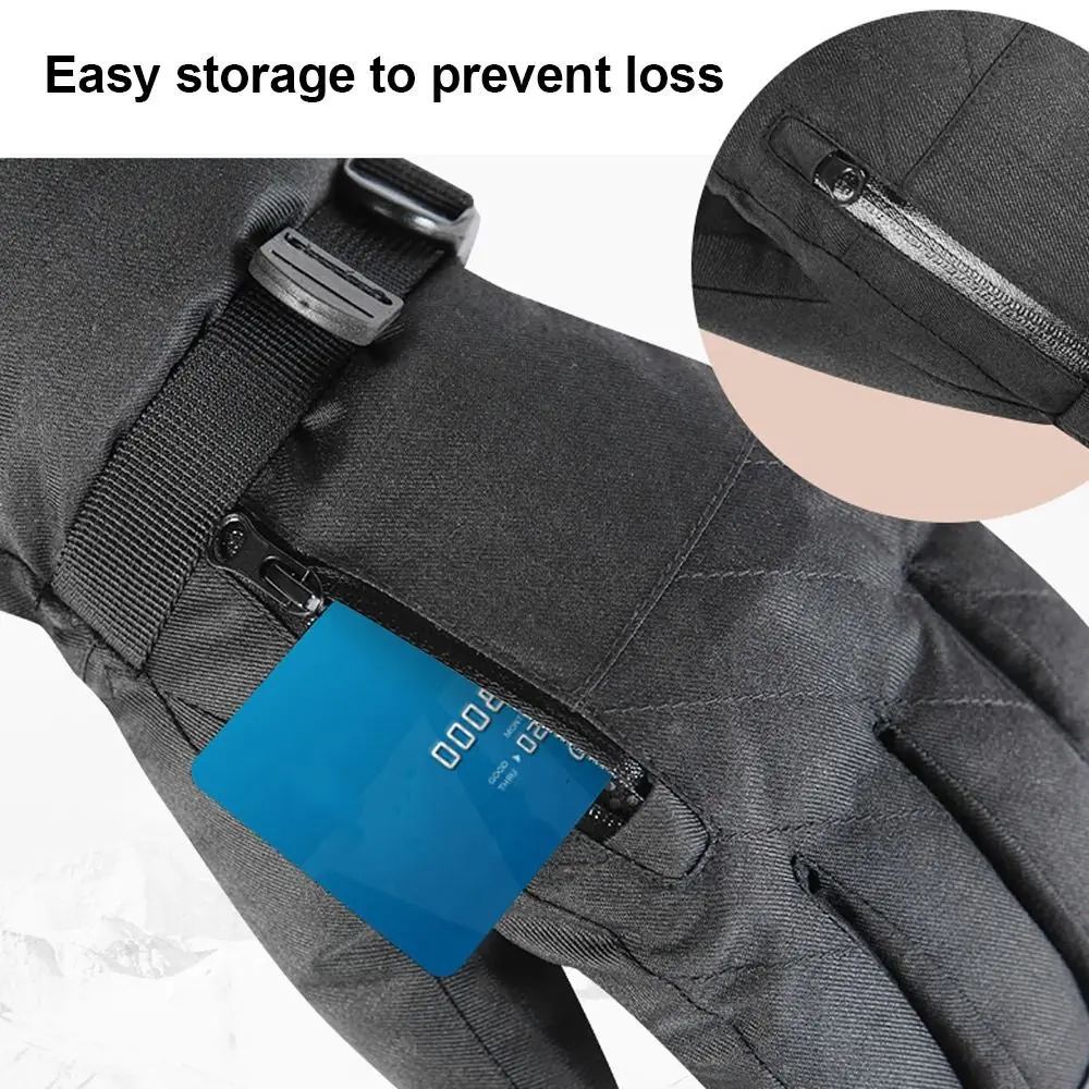 

Модные водонепроницаемые зимние лыжные перчатки, противоскользящие варежки для езды на велосипеде, пешего туризма, варежки для снега, сноуборда, утепленные варежки для мужчин и женщин