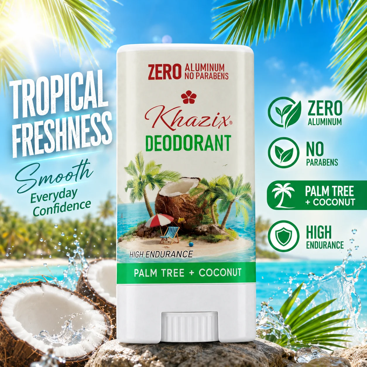 Underarm Deodorant Stick|Dual-Active Odor Fighting Formula|Shea Butter & Essential Oils Infused|Gentle Long-Lasting Freshness.Bo