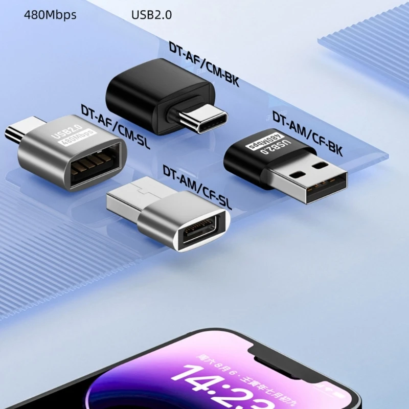 Metal USB2.0 to Type Connector for Easy Integration with Latest USB Devices