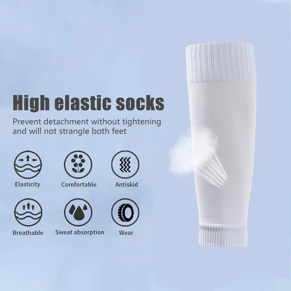 Cylinder Calf Long Breathable Football Protection Socks Socks Cover Comfortable Anti-friction for Outdoor Basketball Cycling