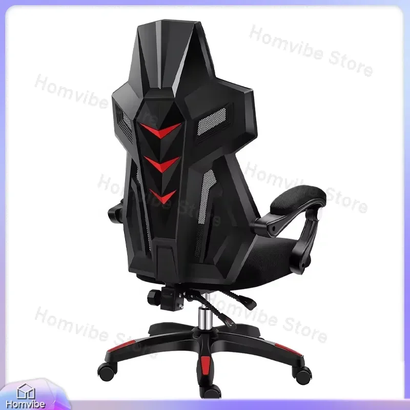 Ergonomic Gaming Chair with Lumbar Support Height Adjustable 360° Swivel PU Leather Computer Office Home Desk Chair Racing - view 4