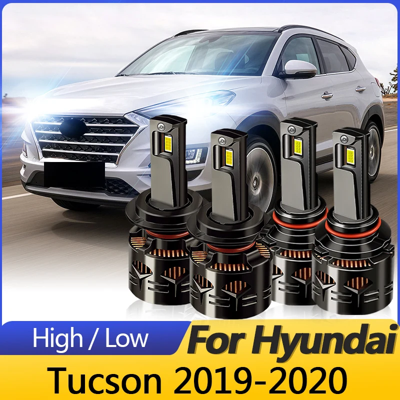 

2PCS H7 High quality 9005 HB3 White CANbus For Hyundai Sonata 2015-2019 LED Headlights High Beams Low Beams 30000LM Plug&Play