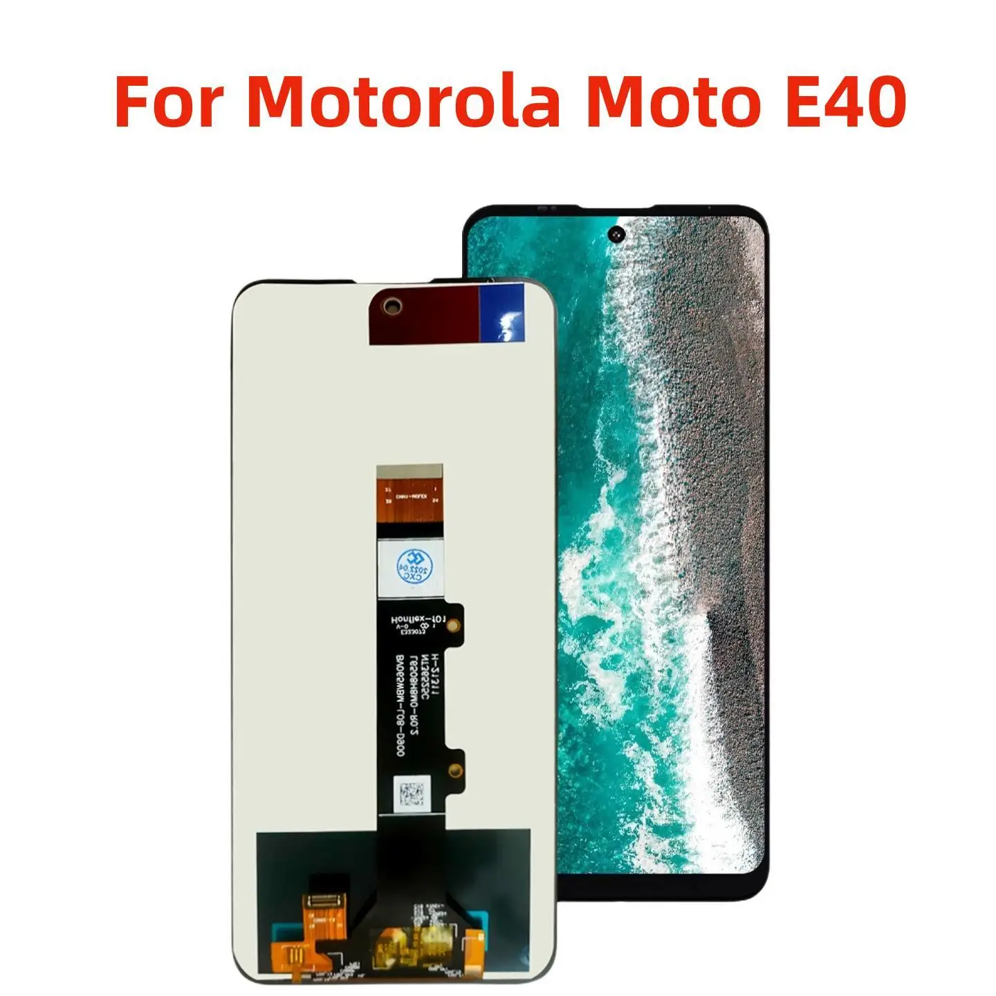 6.5'' For Motorola Moto E40 XT2159-3 XT2159-4 LCD Display Screen Touch Panel Digitizer Glass Sensor Assembly For Moto E40 LCD