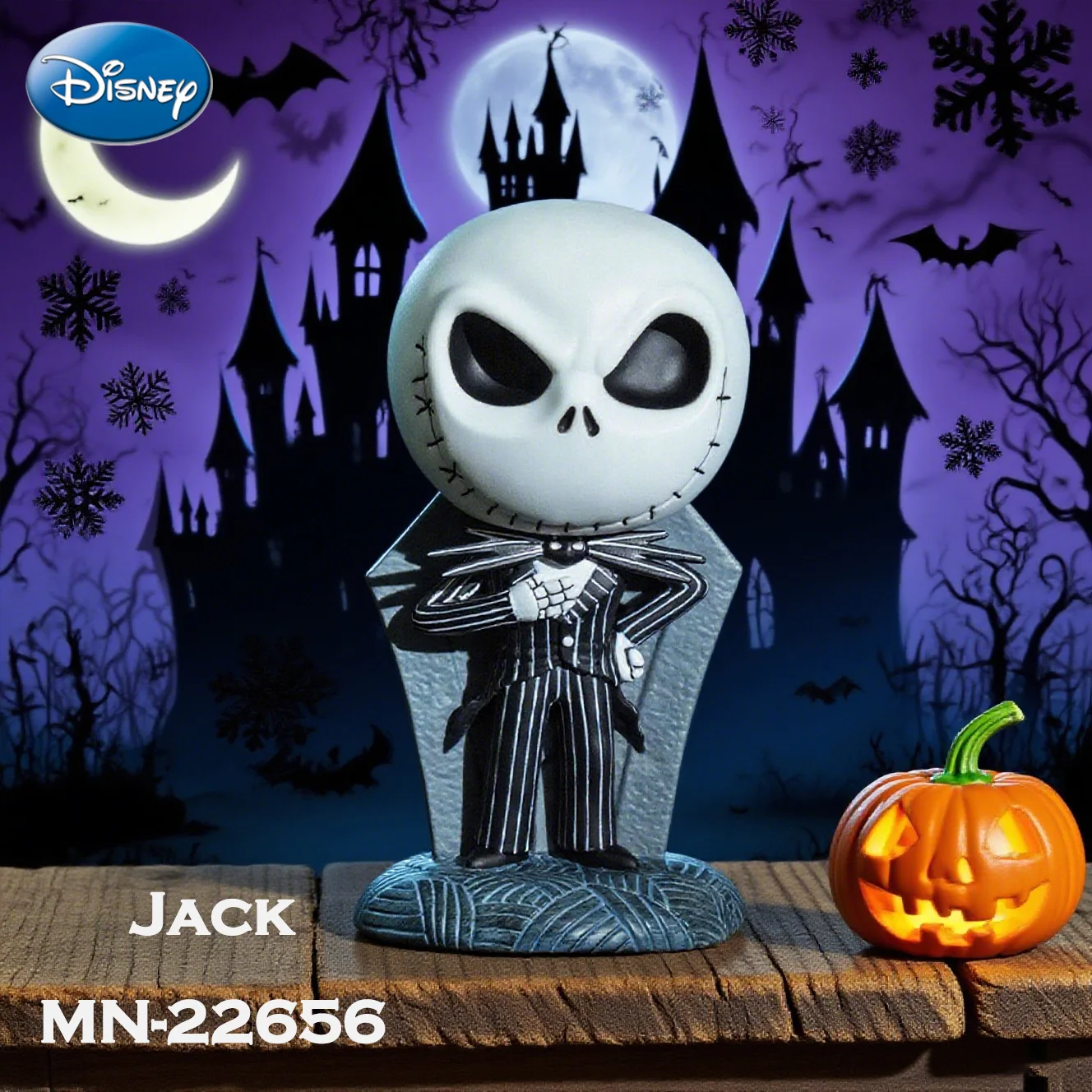 

The Nightmare Before Christmas Officially Licensed PVC Piggy Bank Jack Skellington Collectible Decor 1Pc Disney