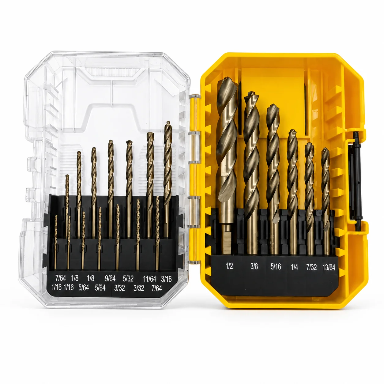 20Pcs HSS Twist Drill Bit Set 1/16