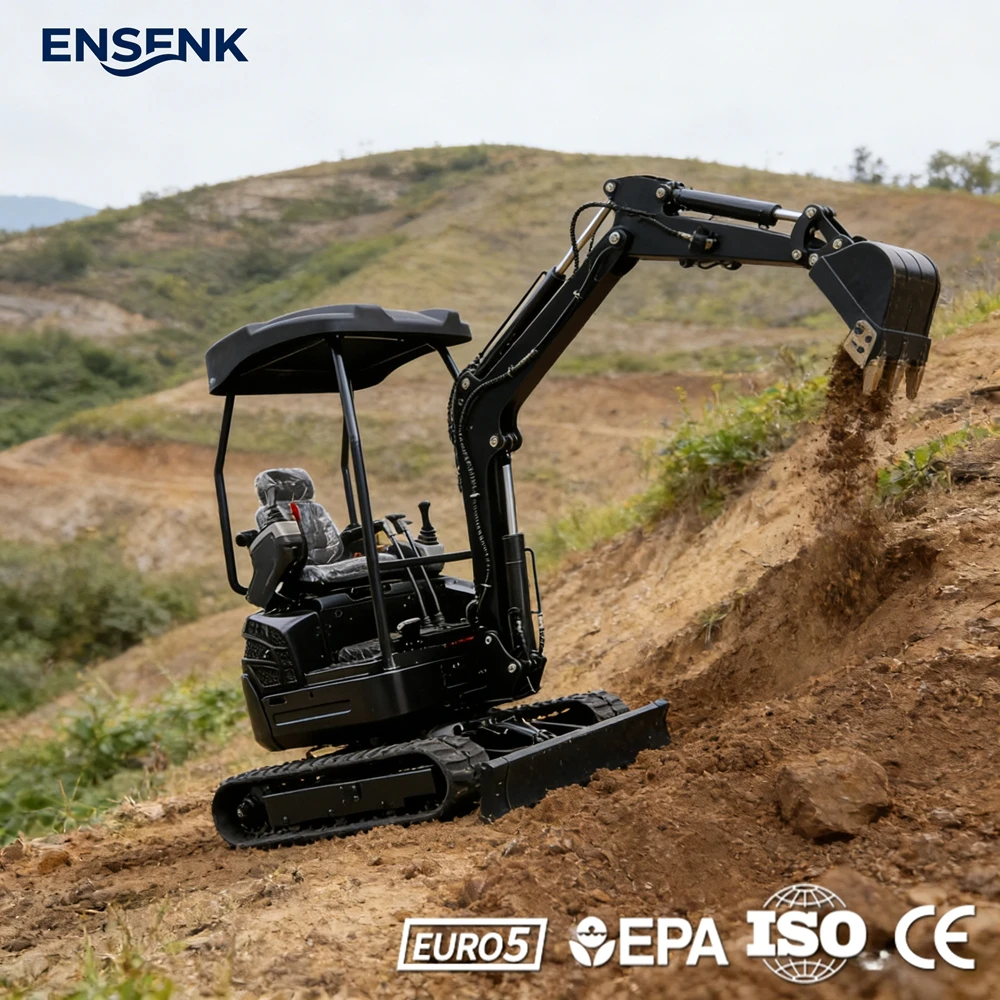 

Mini Excavator 0.8Ton 1.7Ton 2.0Ton Construction 1.2Ton Diesel Engine Kubota CE Europe Tools Diggers