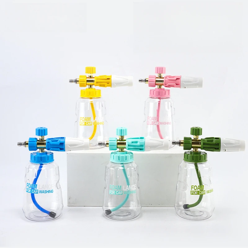 

Car Wash Snow Foam Lance 1000ml Foam Generator 1/4 Inch Quick Connect for Pressure Washer Gun Car Washing Foam Sprayer