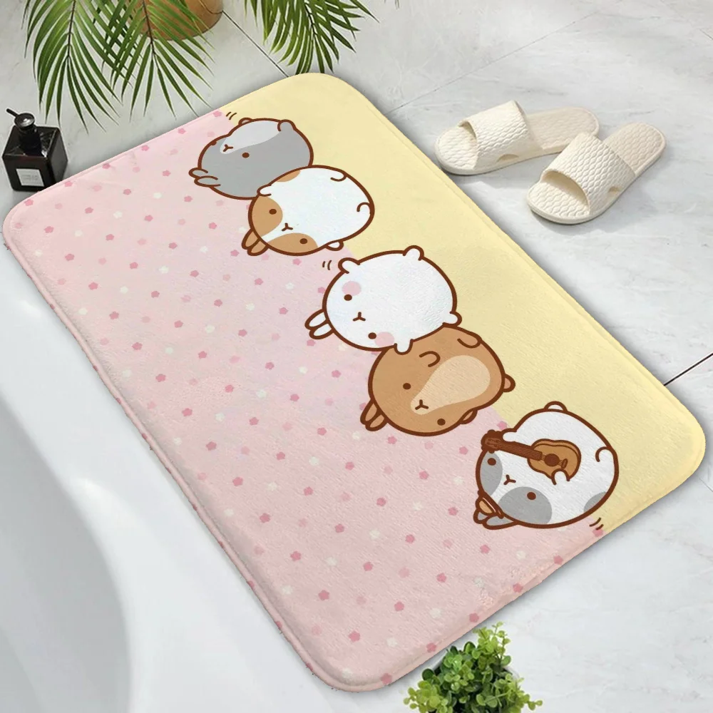 Floor Mats Molangs Customized Bath Mat Room Rugs Carpets for Bedroom Custom Aesthetic Room Decoration House Entrance Mat Home