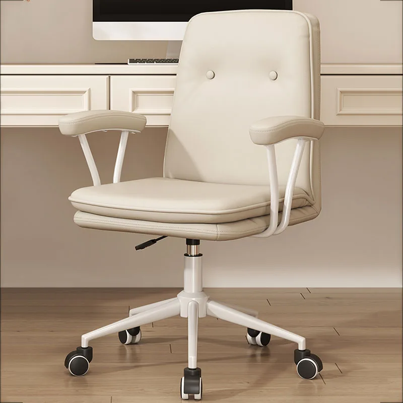 

Floor Support Office Chair Executive Italian White Living Room Office Chair Mobile Lazy Study Cadeira Para Escritorio Furniture