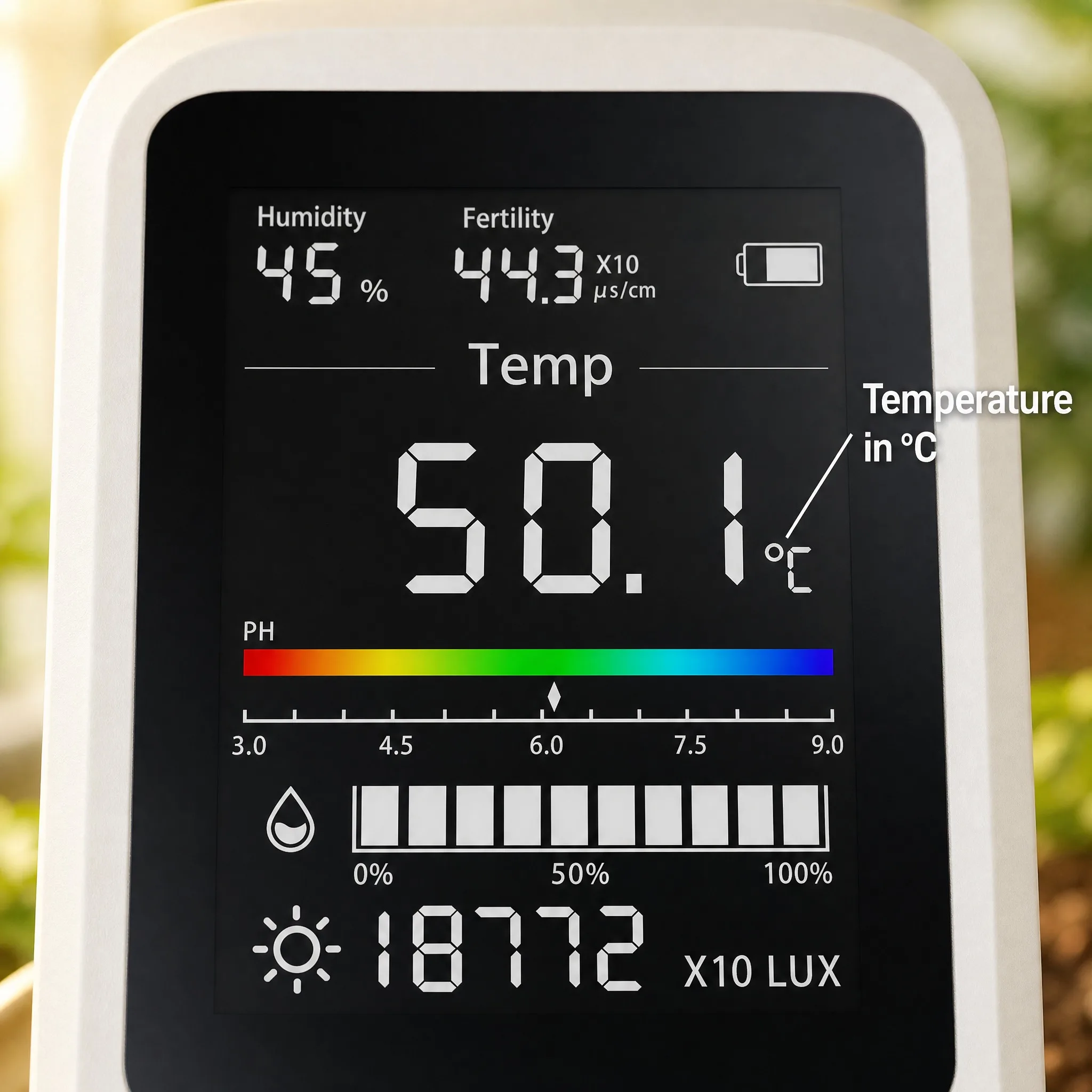 6-in-1 토양 테스터 섭씨 스케일 디지털 PH 측정 - Ph Ec Meter Hydroponic 리뷰 및 가격