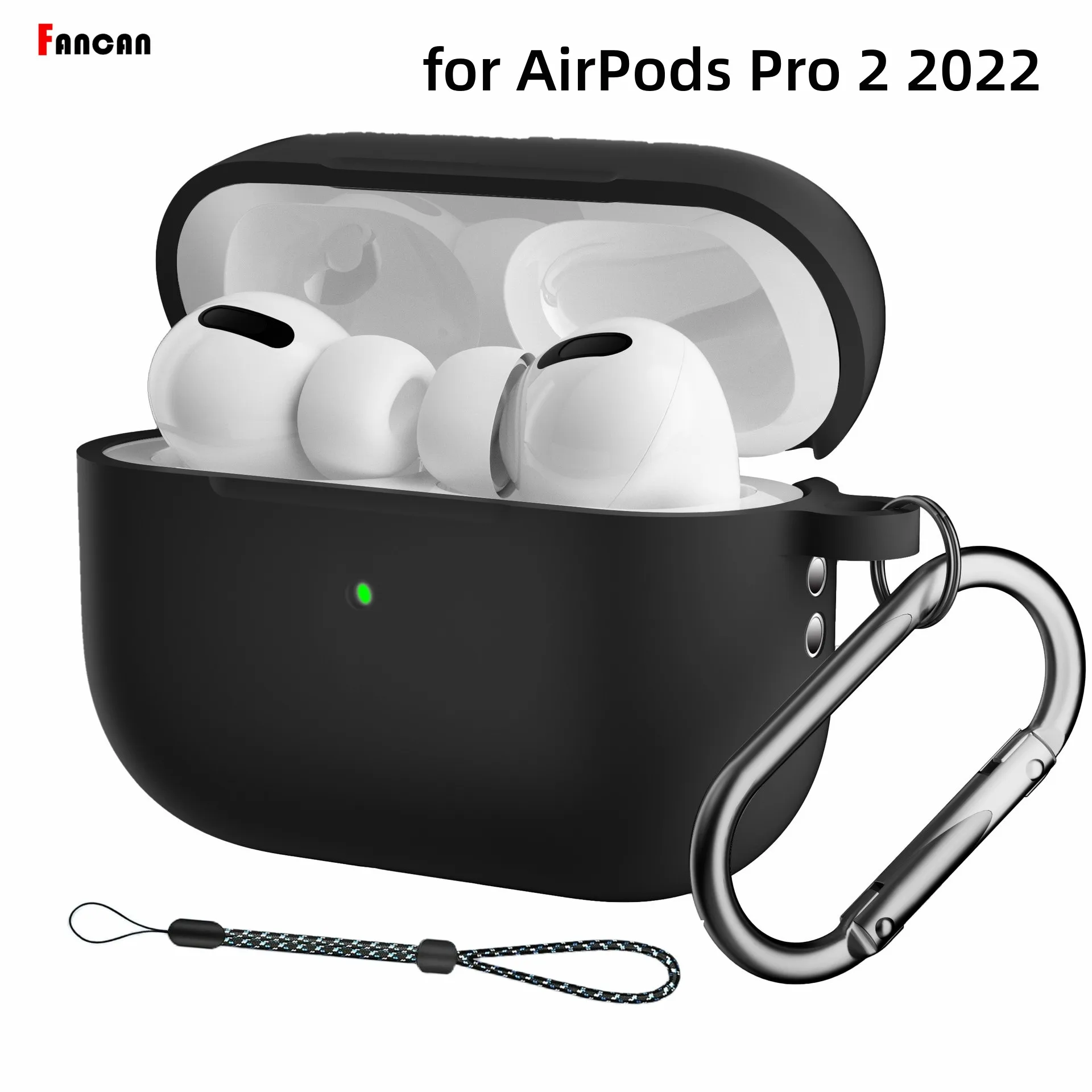 Case for Airpods Pro 2nd Generation Soft Skins Shockproof Case with keychain Case For Woman for AirPods 4（USB C) Charging Case