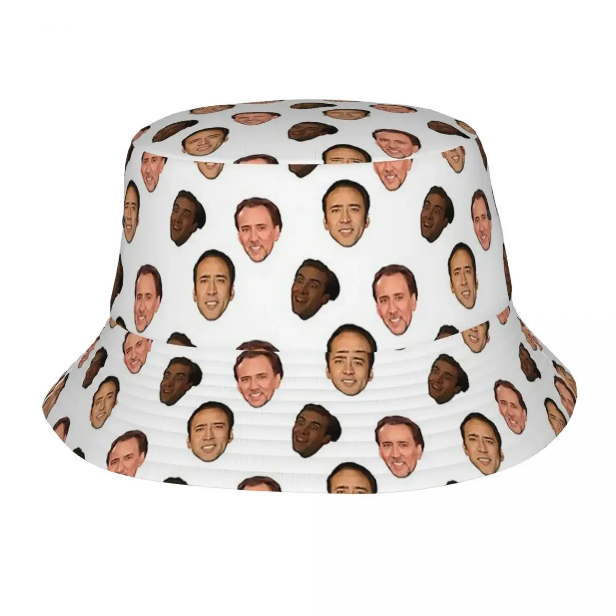 Nicolas Cage Bob Hat for Women Vocation Sun Hat Stylish UV Protection for Camping Fishing Fisherman Caps Bob Hat