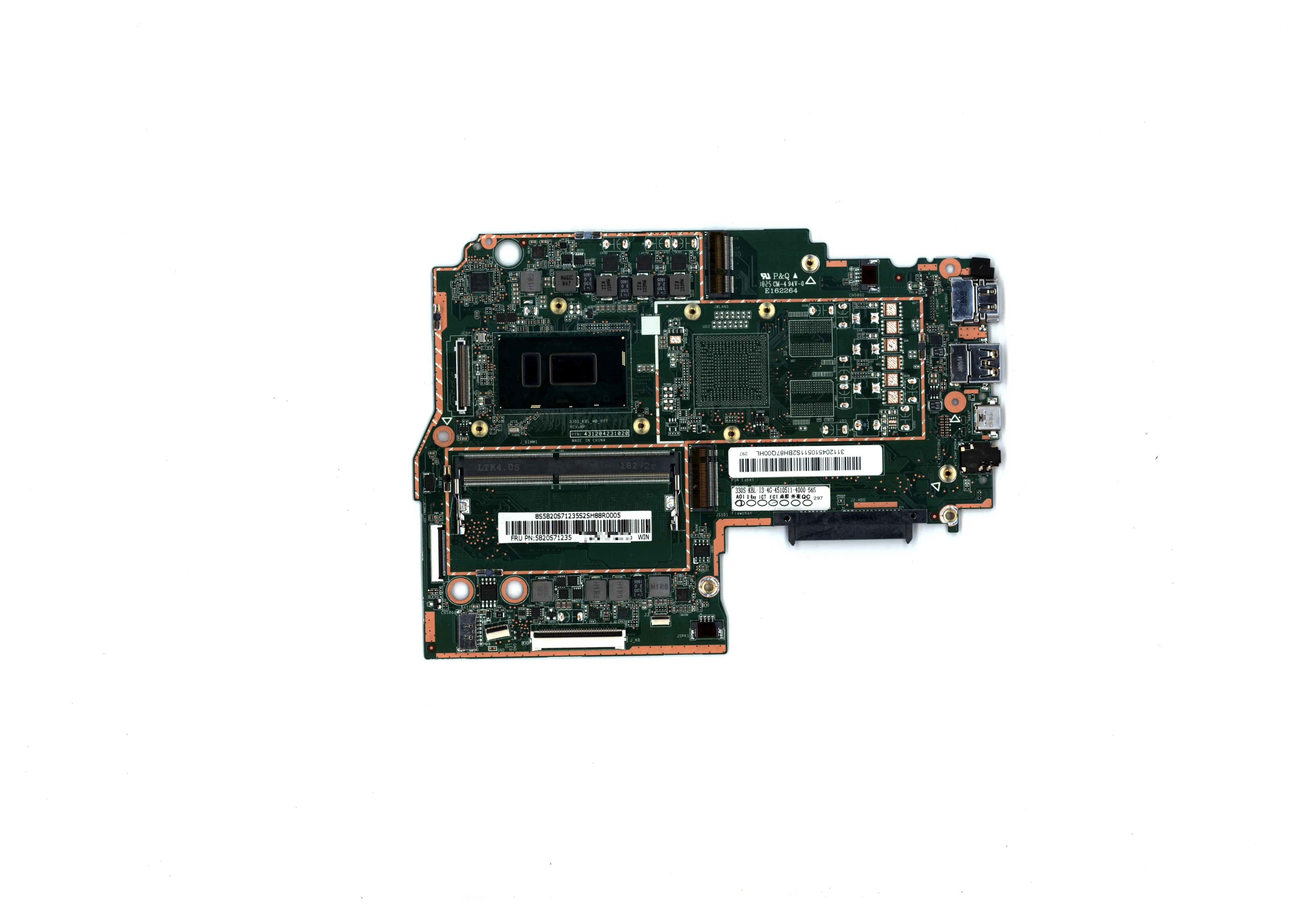 

SN NM-A751 NM-A981 FRU 5B20R34713 CPU intelI58250U Model Multiple optional replace E162264 330S-15IKB Laptop IdeaPad motherboard