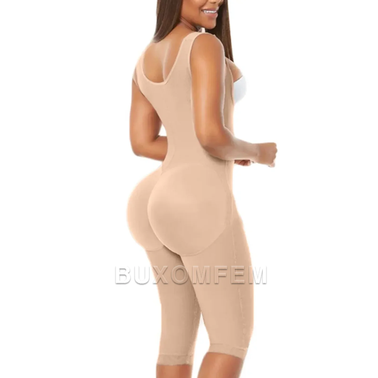 Compression Open-Breast Abdominal Control Fajas Buttock Lifting Hip Shapewear Women's Shaping Slim Fit Bodysuits for BBL Stage 2